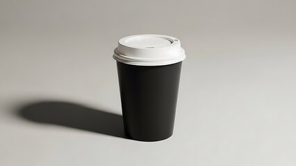 Single disposable coffee cup