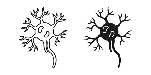 Illustration of two neurons