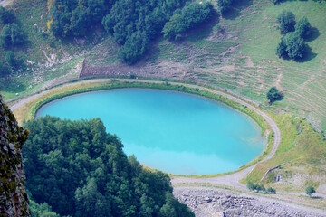 Blue Lake, located in Georgia. Beauty in nature.