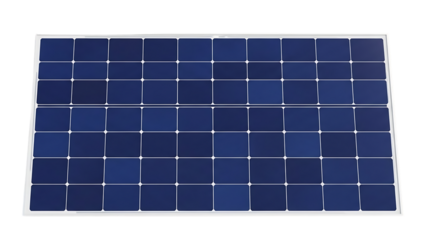 Grid of solar panels
