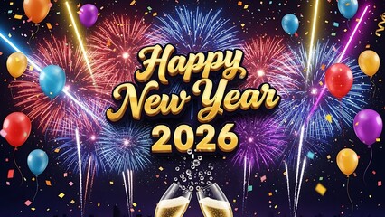 Celebrate the Arrival of 2026 with a Spectacular Fireworks Display and Champagne Toast