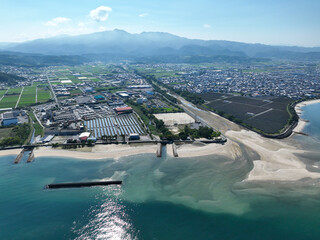 愛媛県松山市　モンチッチ海岸周辺の風景