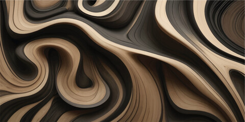 Exclusive Luxury Black Abstract Carved Wood Wave Texture Background for Premium Doors Walls and Architectural Projects