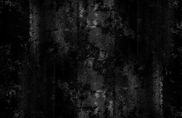 暗い影がありグランジ、ざらざらの表面の質感で、汚れや割れのある石の壁、コンクリートをイメージして黒や灰の色の配色でデザインした背景、壁紙、テクスチャ