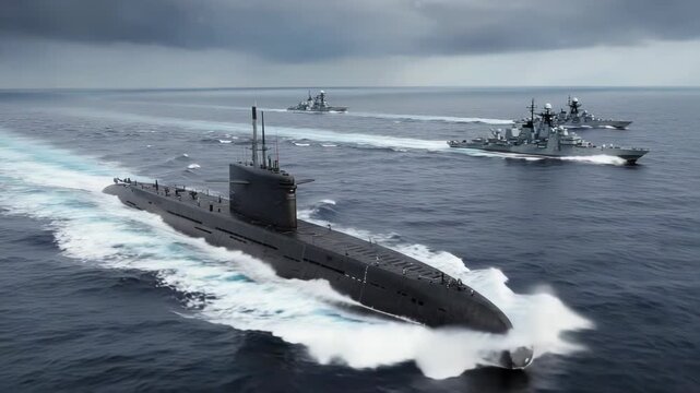 The submarine leads the country's navy.