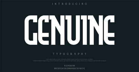 Tech Lettering Modern Alphabet font. Futuristic designs. Typography fonts regular, typeface uppercase and lowercase.