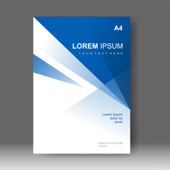 Business Book cover abstract modern design. Annual report. Brochure template, catalog. Simple Flyer promotion. magazine. Vector illustration