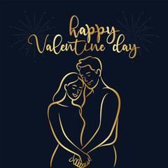 a graphic design template for a Valentine's Day card featuring the text "happy Valentine day"