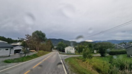 roadtrip through scandinavia, rain, lakes, forests