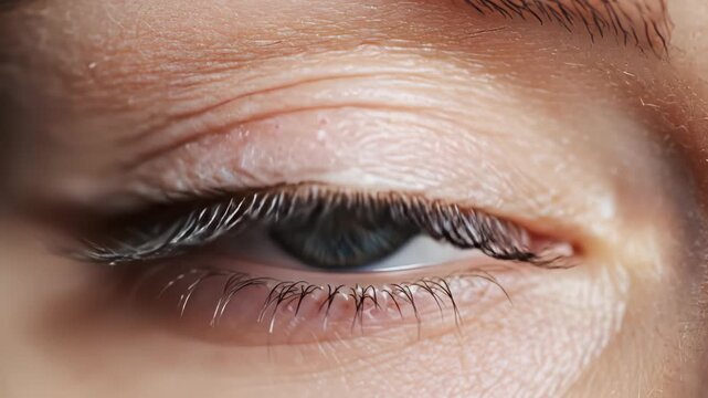 Closeup of a human eye