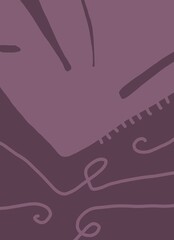 Abstract image for printing. Picture for modern interiors. The picture is painted by hand on a tablet. © neurostructure