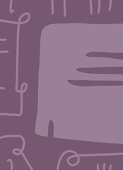 Abstract image for printing. Picture for modern interiors. The picture is painted by hand on a tablet. © neurostructure