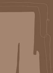 Abstract image for printing. Picture for modern interiors. The picture is painted by hand on a tablet. © neurostructure