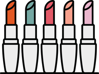 Lipstick shades collection beauty products cosmetic makeup fashion style glamour beauty tips