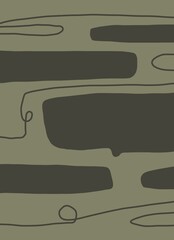 Abstract image for printing. Picture for modern interiors. The picture is painted by hand on a tablet. © neurostructure