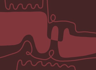 Abstract image for printing. Picture for modern interiors. The picture is painted by hand on a tablet.