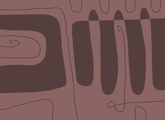 Abstract image for printing. Picture for modern interiors. The picture is painted by hand on a tablet.