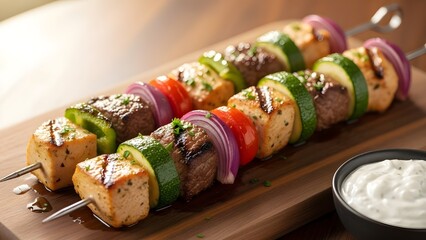 Kebab skewer.