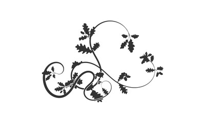 A new element for creating an oak weaving ornament