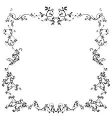 An elegant frame to decorate a wedding proposal