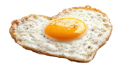 A fried egg with a sprinkle of pepper