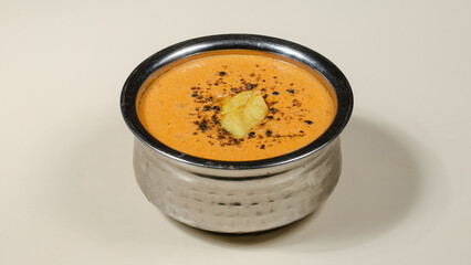 Indian soup bowl isolated