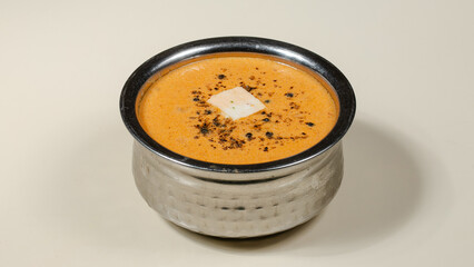 Indian soup bowl isolated