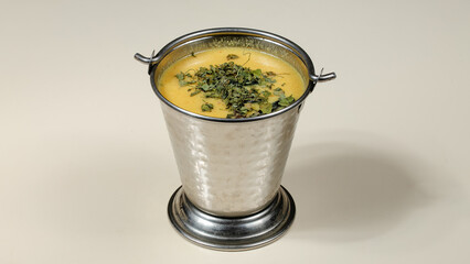 Indian soup bowl isolated