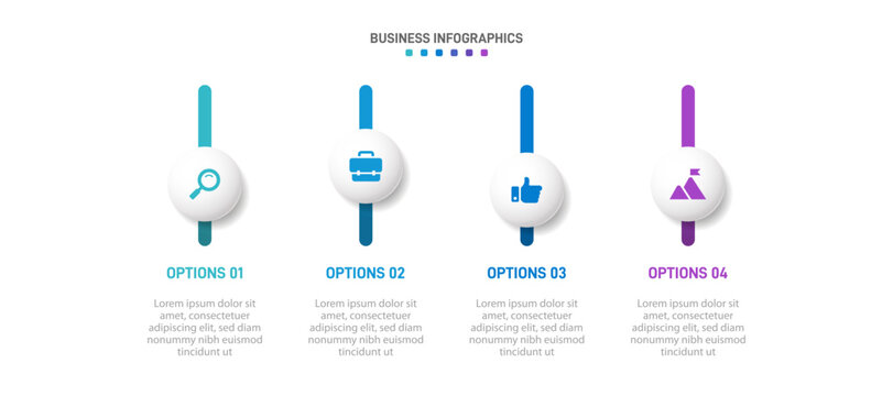 Progress bar featuring 4 arrow-shaped elements, symbolizing the four stages of business strategy and progression. Clean timeline infographic design template. Vector for mobile presentation.