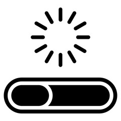 Obraz premium Progress Bar Icon Element For Design
