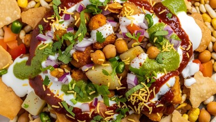 Chaat close-up.