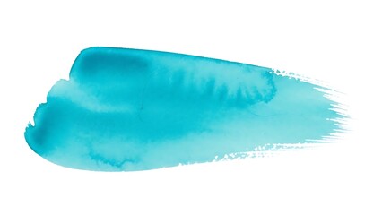 Obraz premium Vibrant blue watercolor swirl