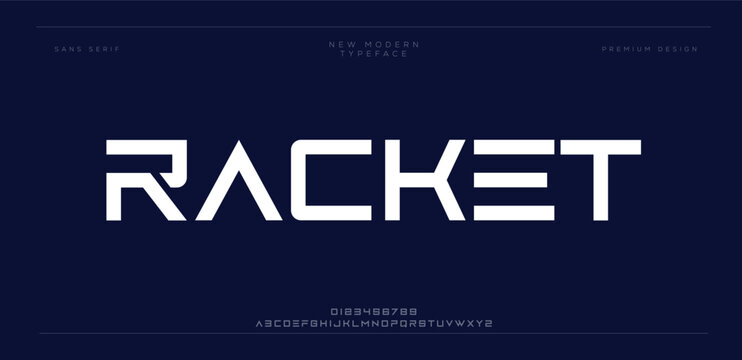 Display font, ideal for sports branding, posters, and dynamic graphics