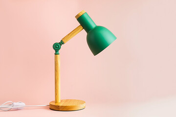 Light lamp growing in the room