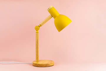 Light lamp growing in the room