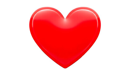 A red heart illustration, representing love, care, and compassion