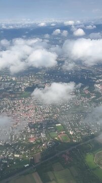 aerial view of the city