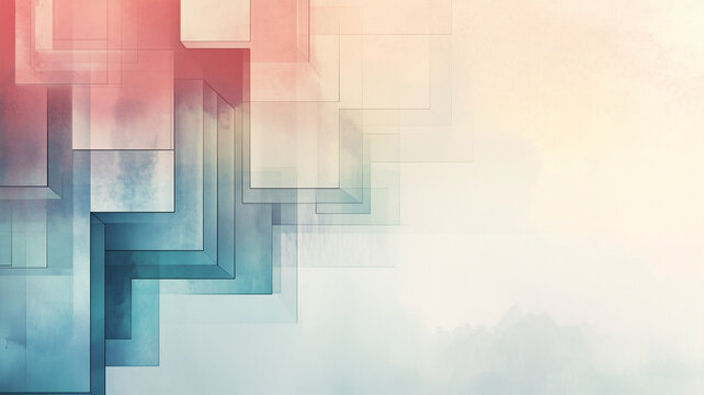 Presentation background with geometric patterns. Business slide template.