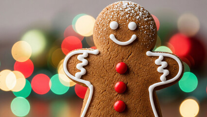 Gingerbread Man Christmas Cookie 