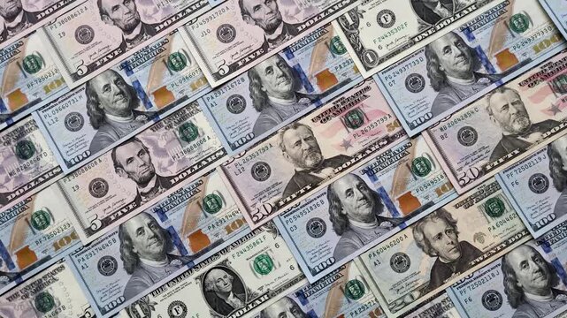 Cash, US dollar currency, financial and business flows. US dollar cash as a financial background for your design