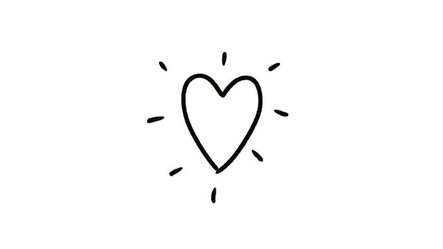 Cartoon doodle scribble wiggle animation, Looped hand-drawn animation, 2D animation Cartoon cute doodle icons, wiggle animation stickers, loopable doodle icon