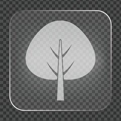 Tree Icon Vector Graphic Design Element Isolated