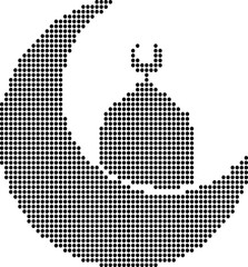 Simple Crescent Moon Design