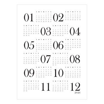 CALENDAR 2026