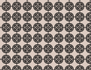 seamless monochrome pattern