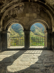 Ancient Vardzia Cave Monastery Complex Excavated in Rock Georgia
