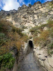 Ancient Vardzia Cave Monastery Complex Excavated in Rock Georgia