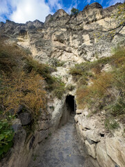Ancient Vardzia Cave Monastery Complex Excavated in Rock Georgia