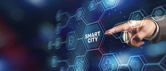 Smart city integrates technology for sustainable urban living and efficient resource management