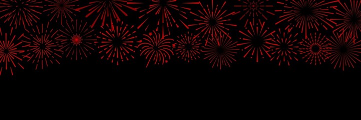 abstract red fireworks background